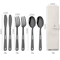 Portable Camping Cutlery Set Spoon Fork Knife For Travel And Outdoor Use 12