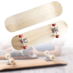 diy wooden skateboard whiteboard blank deck for kids art and creative play