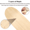 DIY Wooden Skateboard Whiteboard Blank Deck For Kids Art And Creative Play 2