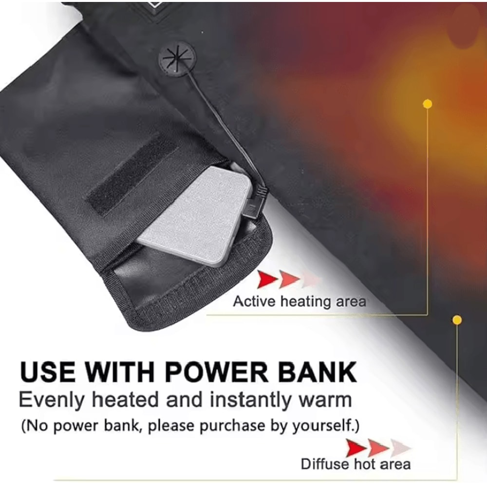 Portable Heated Stadium Seat Extra Wide Foldable Seat Cushion With Back Support 1