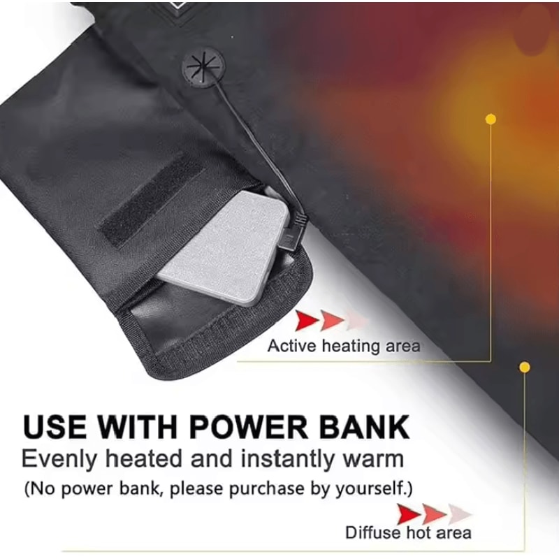 Portable Heated Stadium Seat Extra Wide Foldable Seat Cushion With Back Support 1