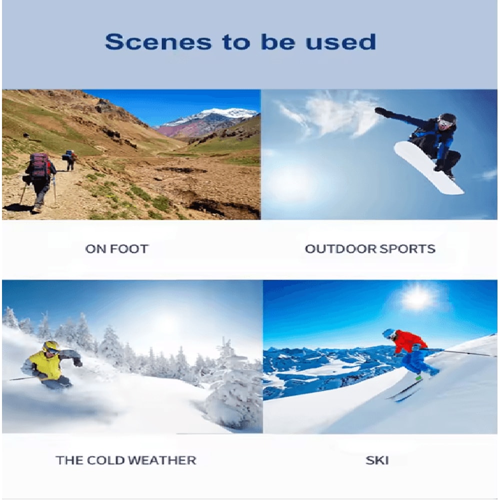 Merino Wool Thermal Compression Socks For Winter Ski Hiking And Snowboarding 3