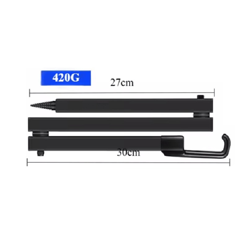 Tree Stand Bow Hanger Folding Bow Holder Hook For Hunting And Archery 7