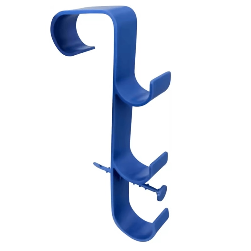 Poolside Leaf Skimmer Net Holder Pole Hanger Hooks For Swimming Pools 9