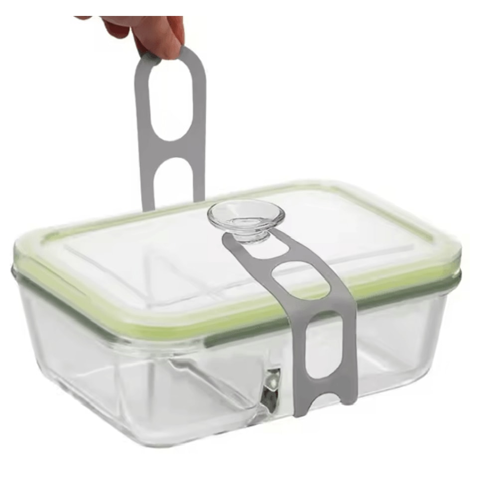 Reusable Silicone Elastic Pot Lid Strap Universal Food Container Holder 2