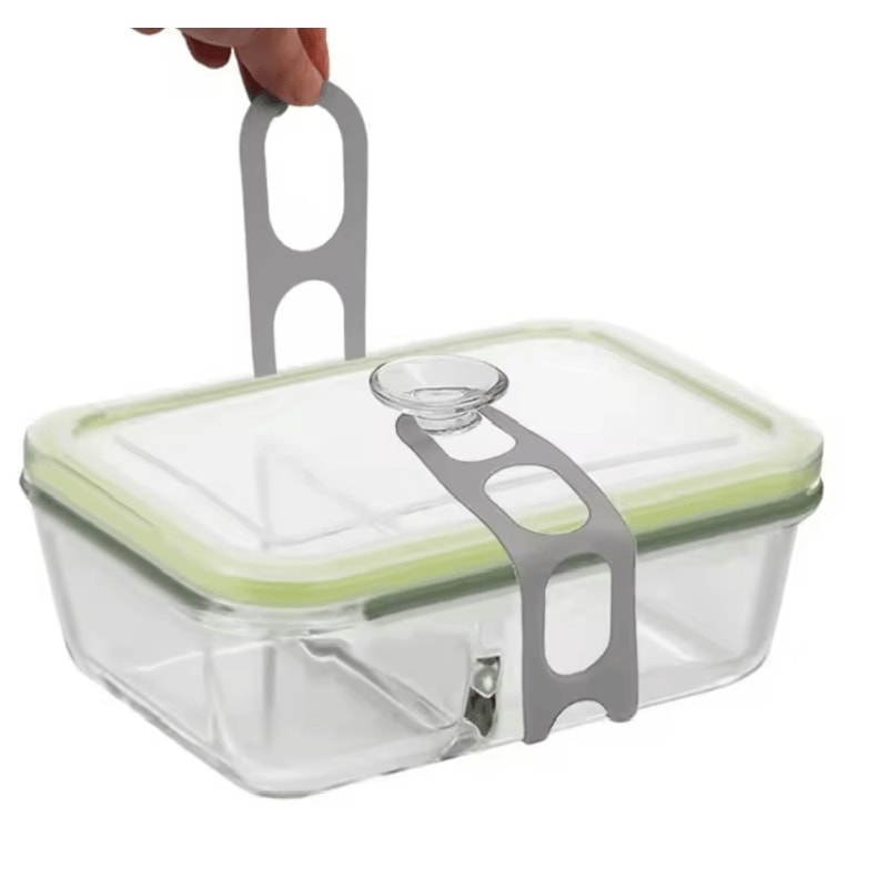 Reusable Silicone Elastic Pot Lid Strap Universal Food Container Holder 2