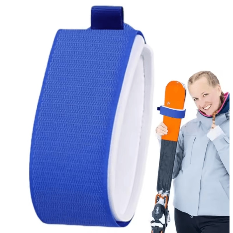 Adjustable Ski Fastener Straps With Protective Pads For Carrying Skis 5