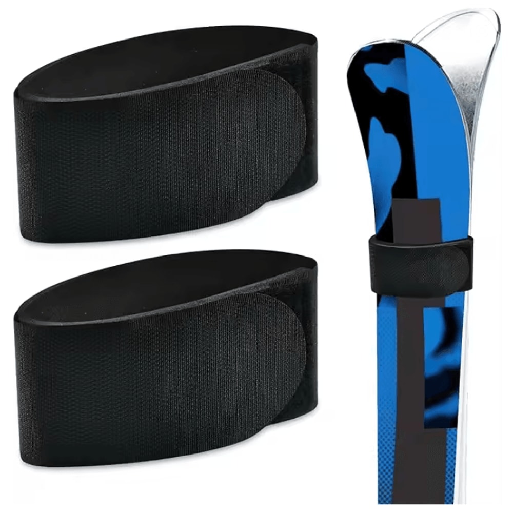 Adjustable Ski Fastener Straps With Protective Pads For Carrying Skis 8