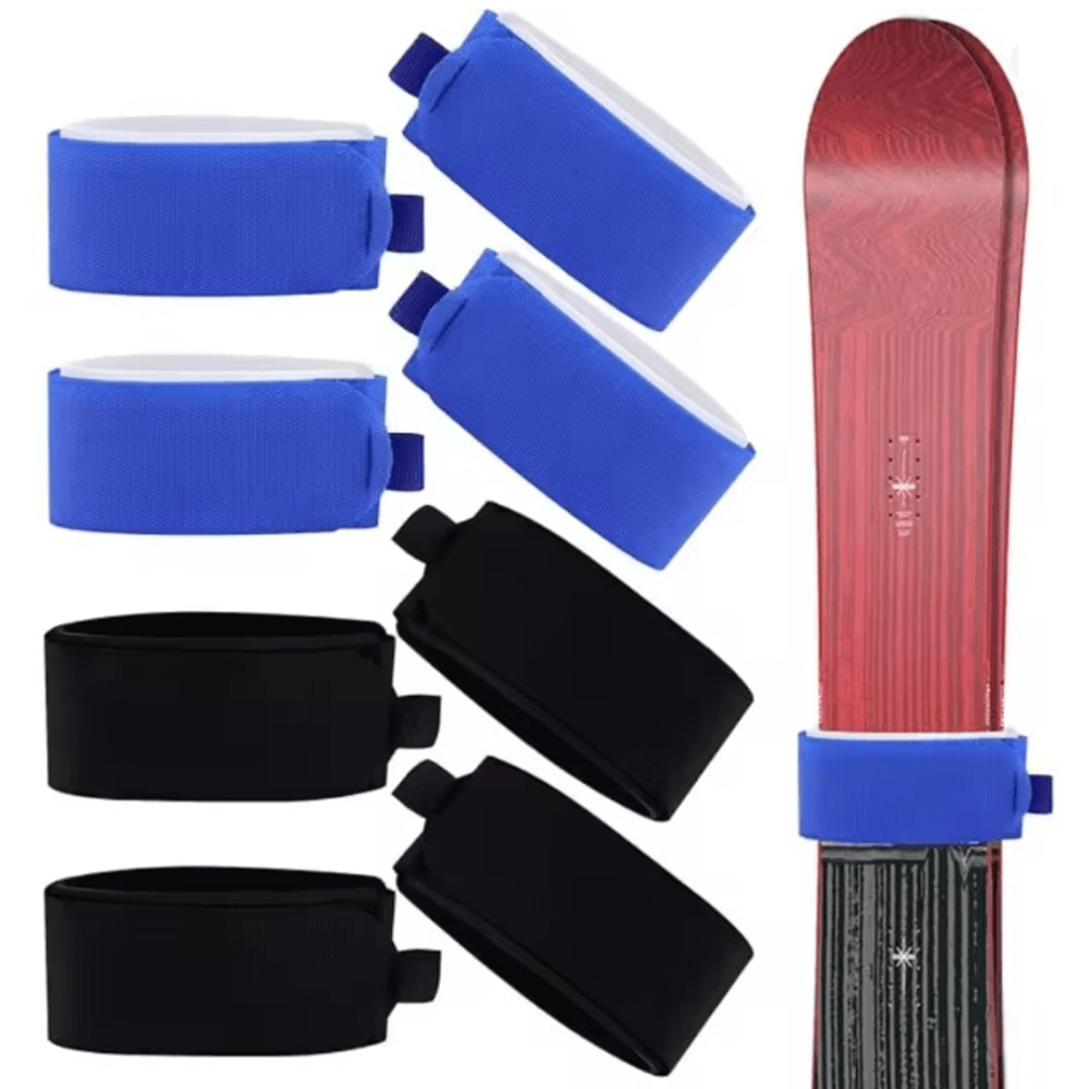Adjustable Snowboard Straps With Protective Pads For Easy Carry And Storage 0