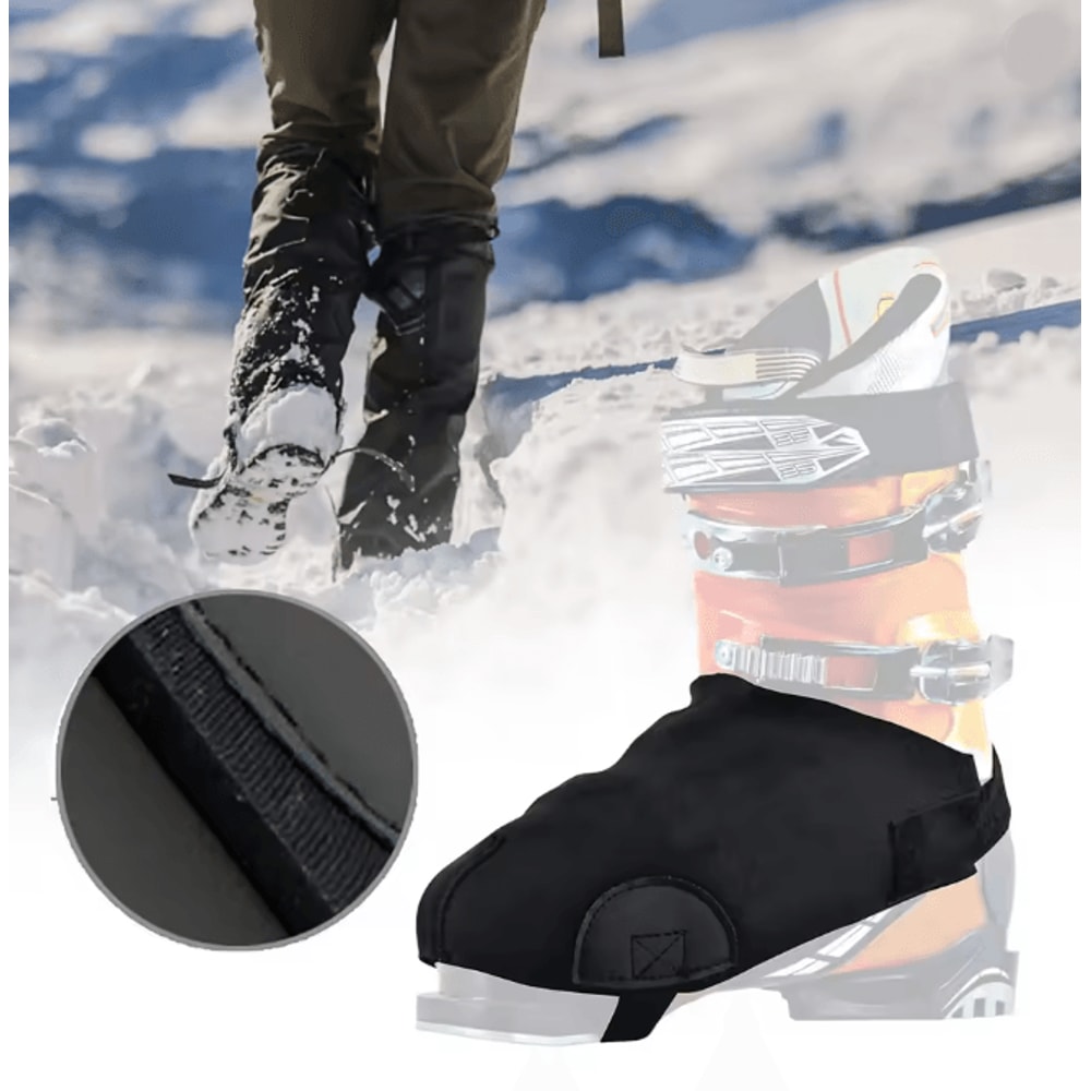 Ski Boot Covers Warm Windproof Snow Boot Protectors For Skiing 1