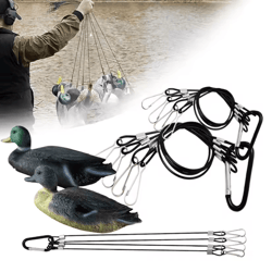 duck decoy rig tangle free coated cable anchors for waterfowl hunting