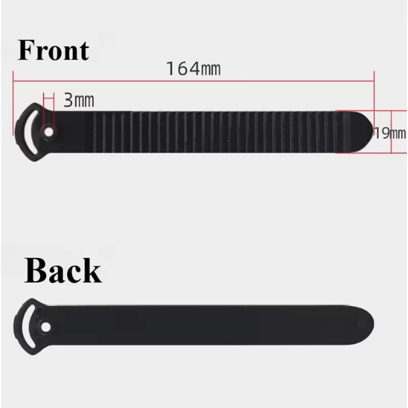 Snowboard Binding Ladder Strap Replacement Toe And Ankle Fixing Strap 5