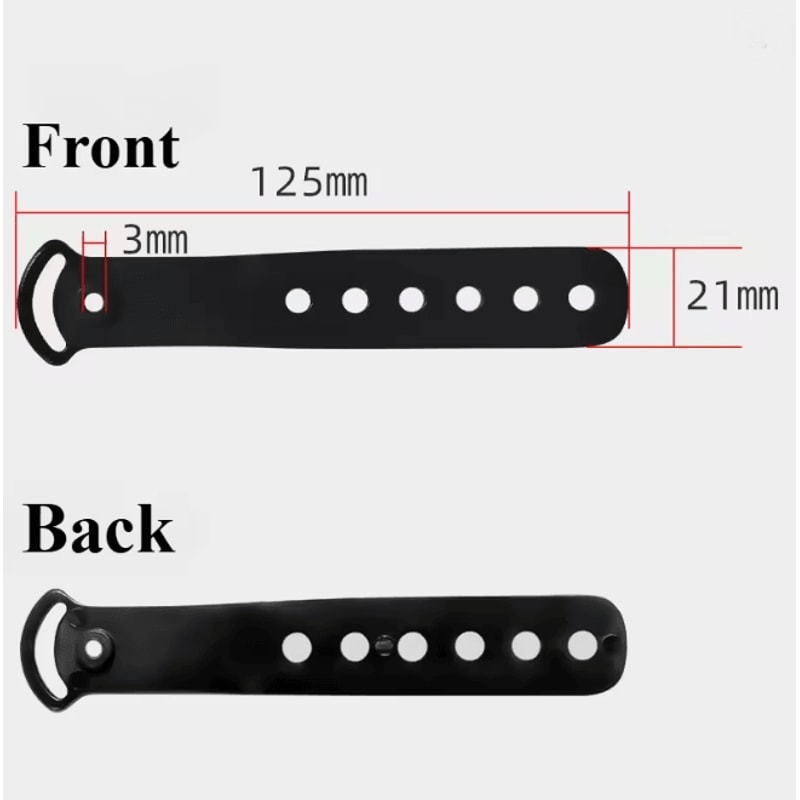 Snowboard Binding Ladder Strap Replacement Toe And Ankle Fixing Strap 7