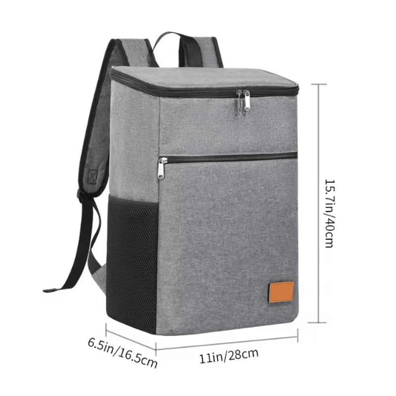 26L Insulated Cooler Backpack Leakproof Thermal Picnic Bag 7