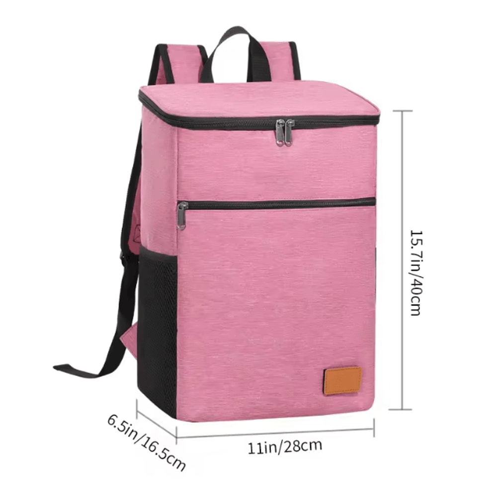 26L Insulated Cooler Backpack Leakproof Thermal Picnic Bag 8