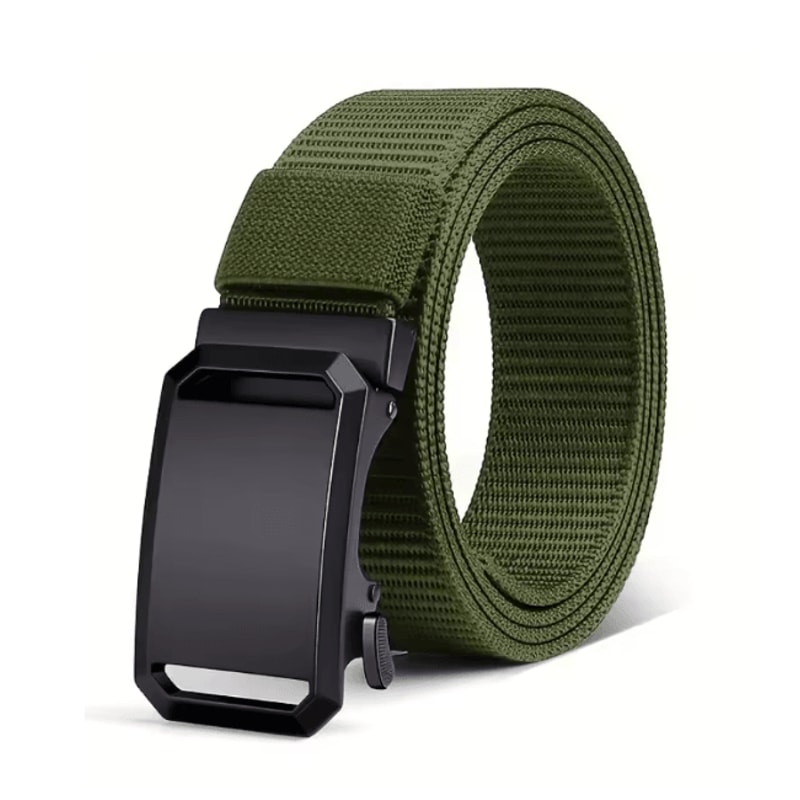 Automatic Buckle Tactical Canvas Belt For Men Outdoor And Workwearb 6