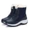 FrostStep Waterproof Womens Winter Platform Boots With Warm Fur Lining 9