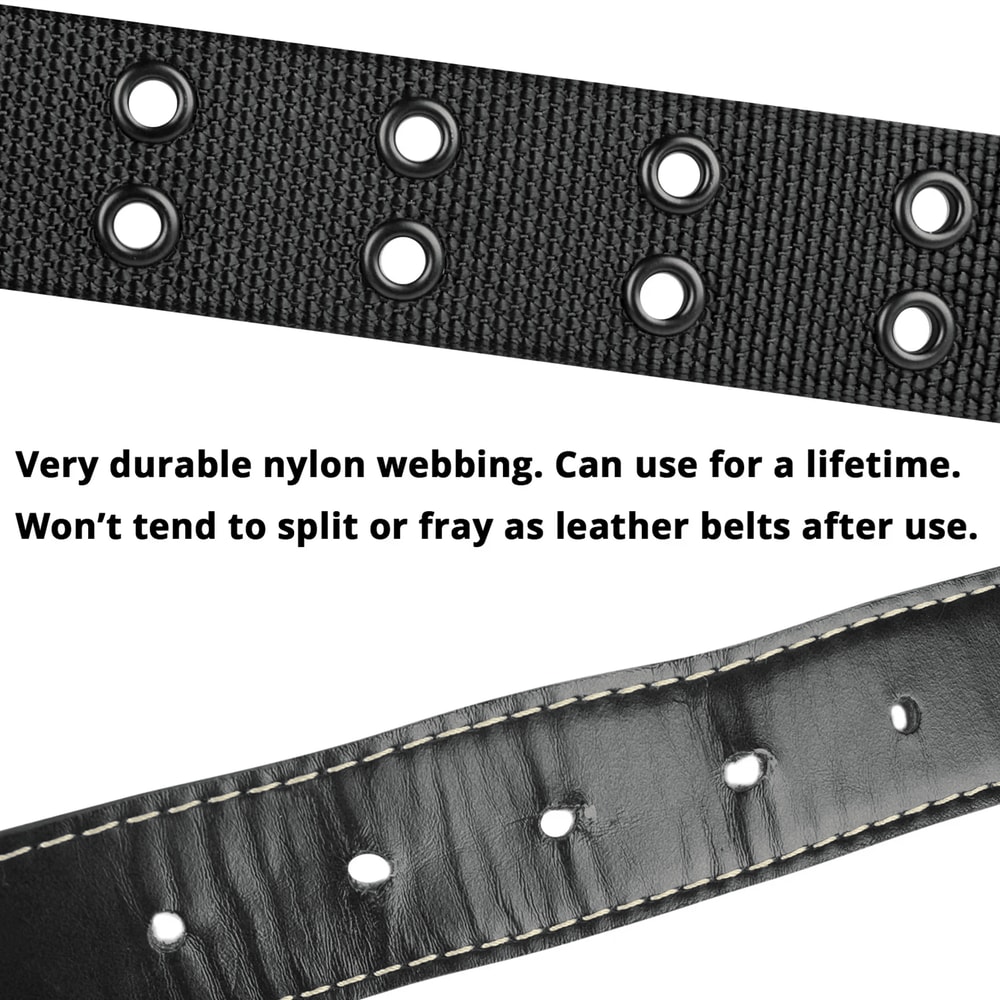 Mens Breathable Nylon Belt Lightweight Pin Buckle Outdoor Casual 1