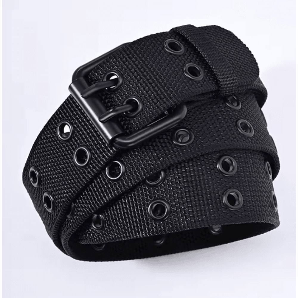 Mens Breathable Nylon Belt Lightweight Pin Buckle Outdoor Casual 4