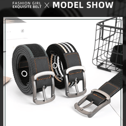 ludivis canvas tactical belt heavy duty casual outdoor