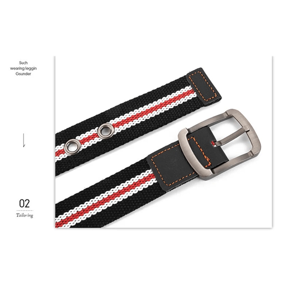 LUDIVIS Canvas Tactical Belt Heavy Duty Casual Outdoor 1