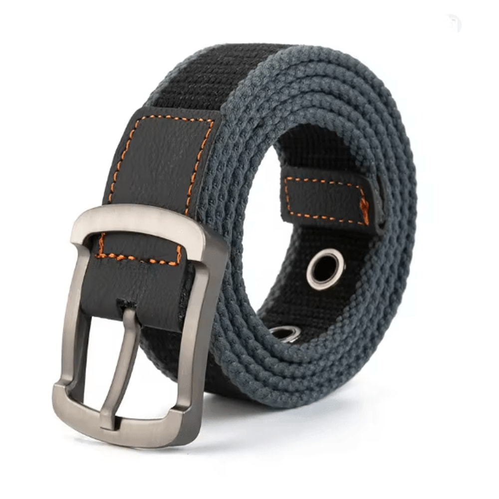 LUDIVIS Canvas Tactical Belt Heavy Duty Casual Outdoor 3