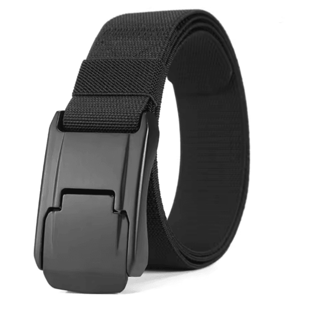 Unisex Stretch Nylon Work Belt Quick Release Buckle 4
