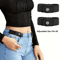Unisex No Buckle Elastic Stretch Belt Set Adjustable Invisible Fit 0