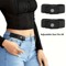 Unisex No Buckle Elastic Stretch Belt Set Adjustable Invisible Fit 0