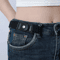 Unisex No Buckle Elastic Stretch Belt Set Adjustable Invisible Fit 1