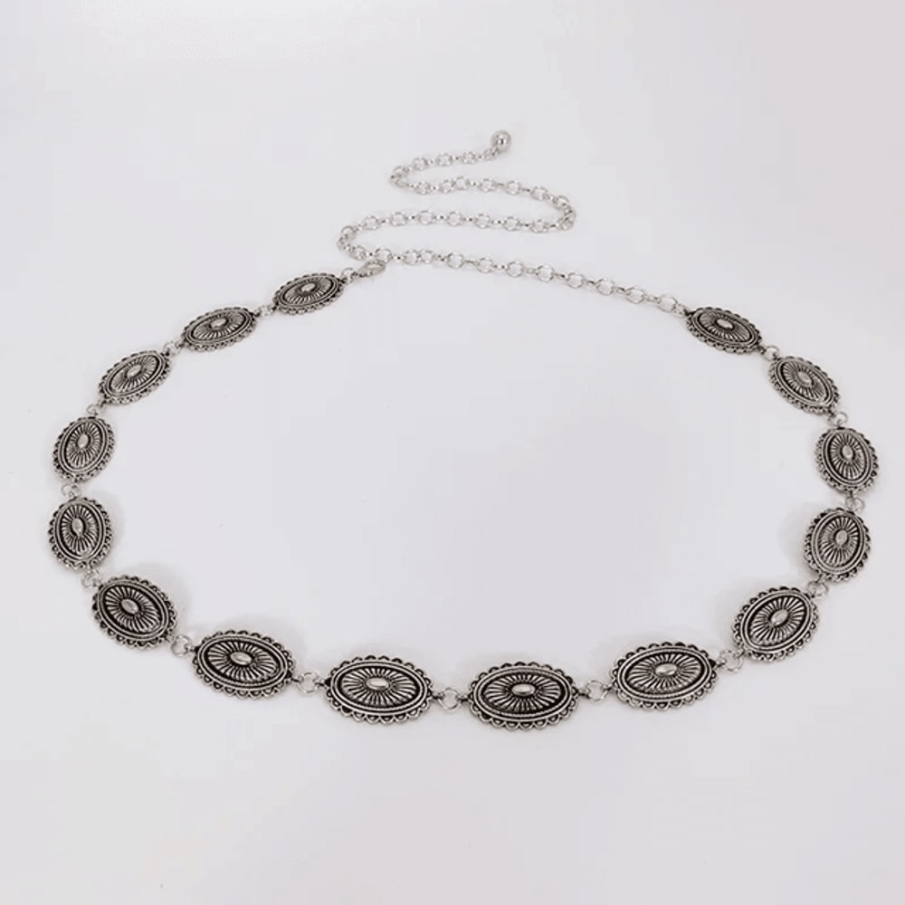 Bohemian Ethnic Metal Waist Chain Belt For Dresses 1