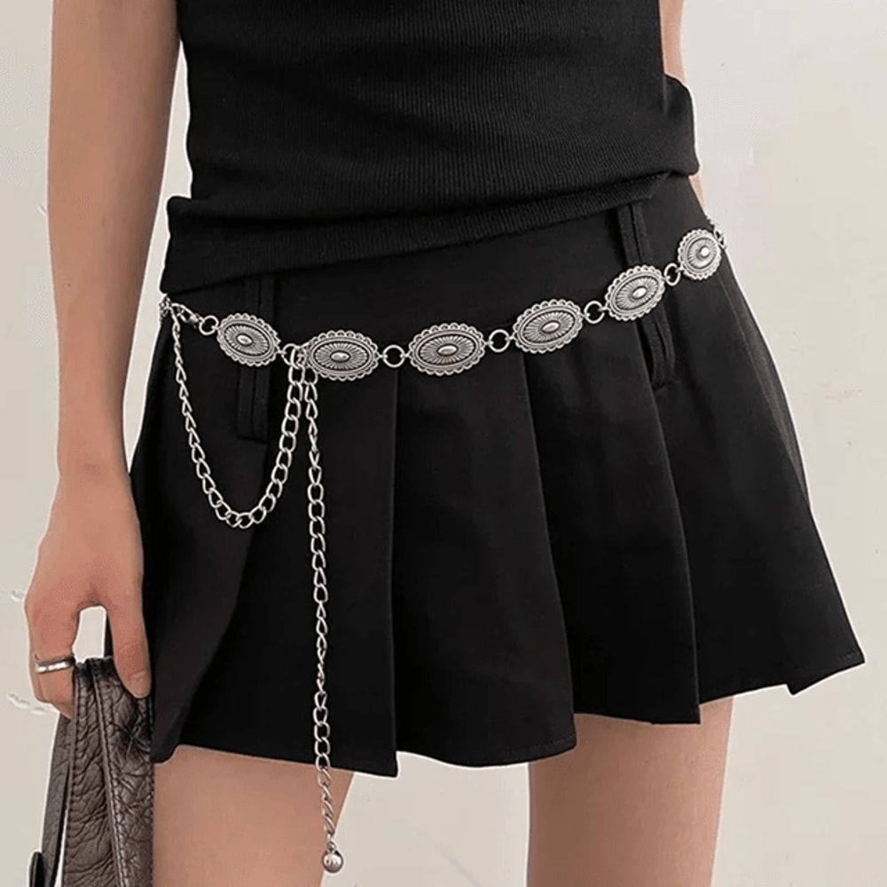 Bohemian Ethnic Metal Waist Chain Belt For Dresses 2