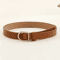 Unisex Perforated PU Leather Casual Belt For Jeans 2