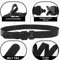 Mens Lightweight Braided Nylon Buckle Belt For Daily Wear 2