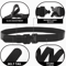 Mens Lightweight Braided Nylon Buckle Belt For Daily Wear 2