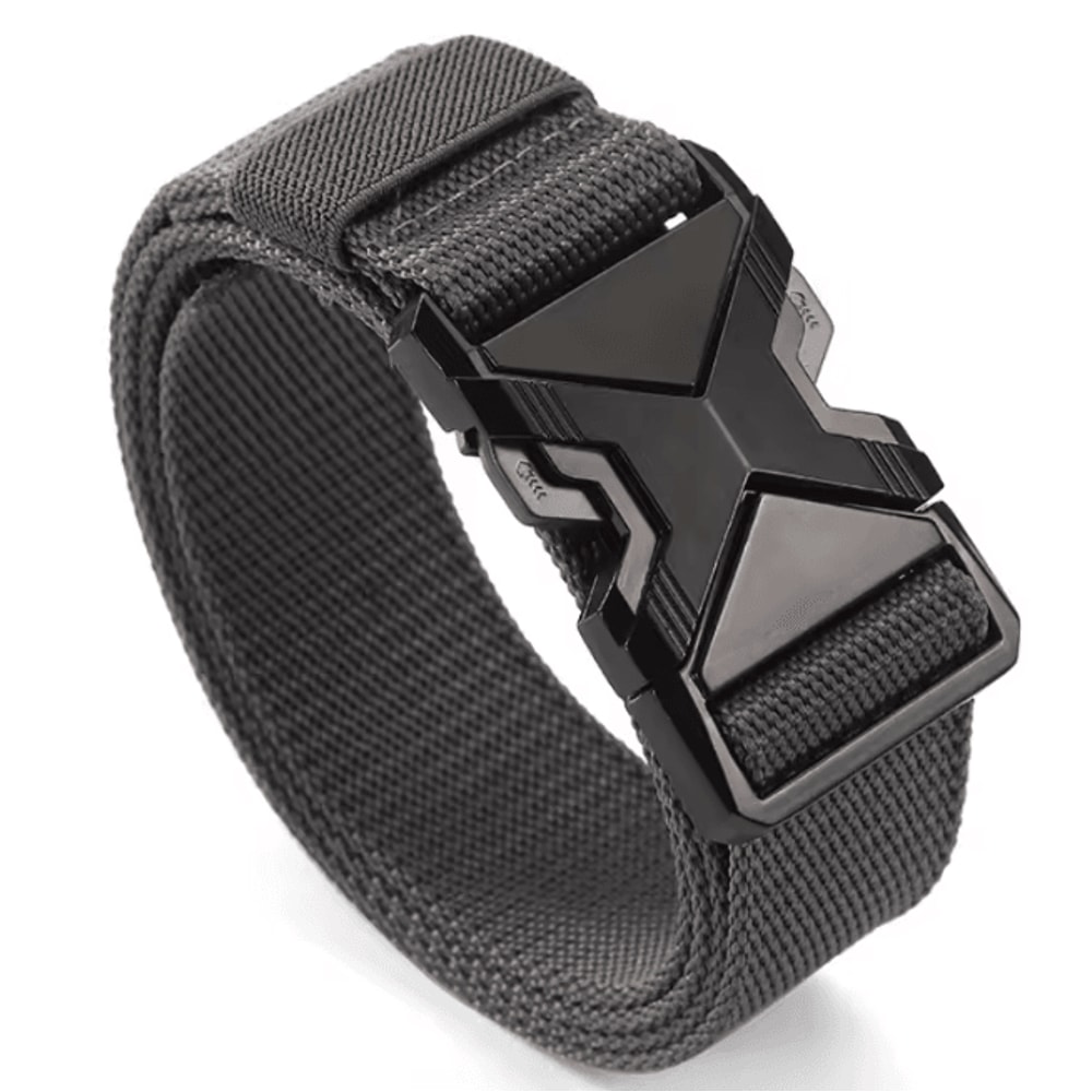 Mens Lightweight Braided Nylon Buckle Belt For Daily Wear 6