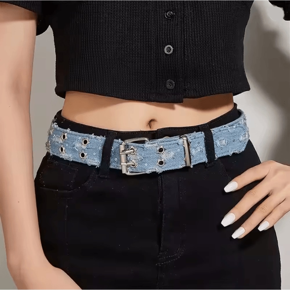 Luxury Punk Style Star Buckle Belt For Men And Women 1