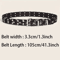 Luxury Punk Style Star Buckle Belt For Men And Women 2