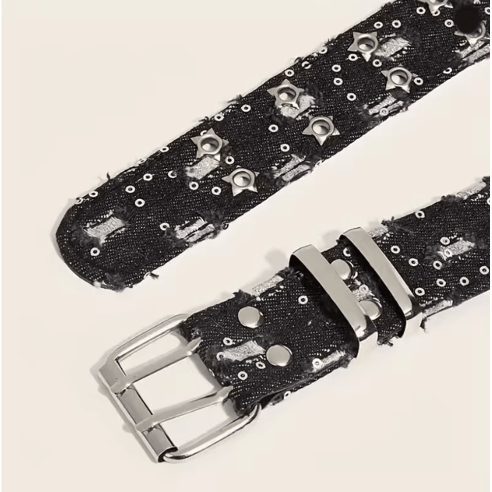 Luxury Punk Style Star Buckle Belt For Men And Women 3