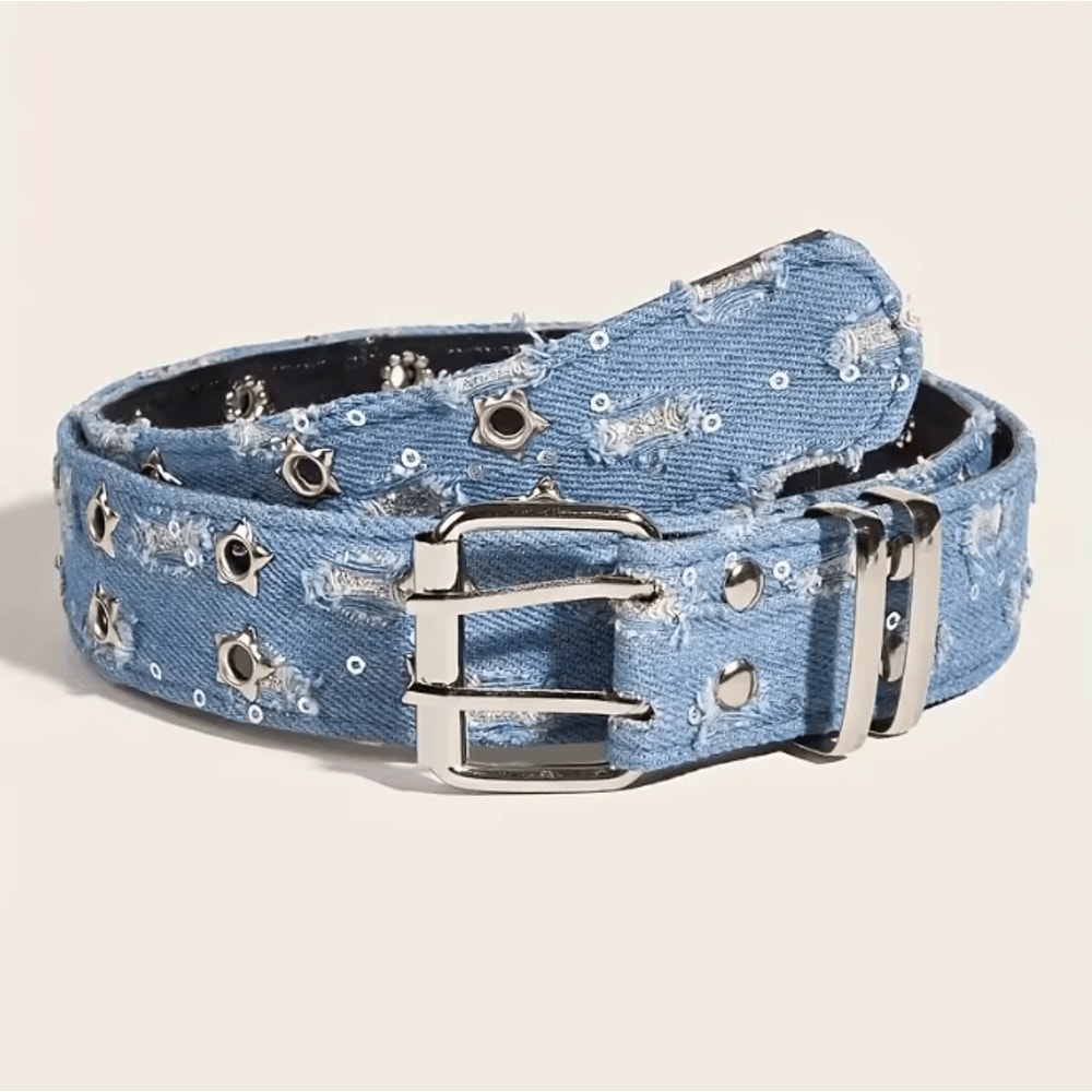 Luxury Punk Style Star Buckle Belt For Men And Women 5