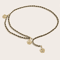 Elegant Metal Waist Chain Belt With Flower Pendant For Women 4