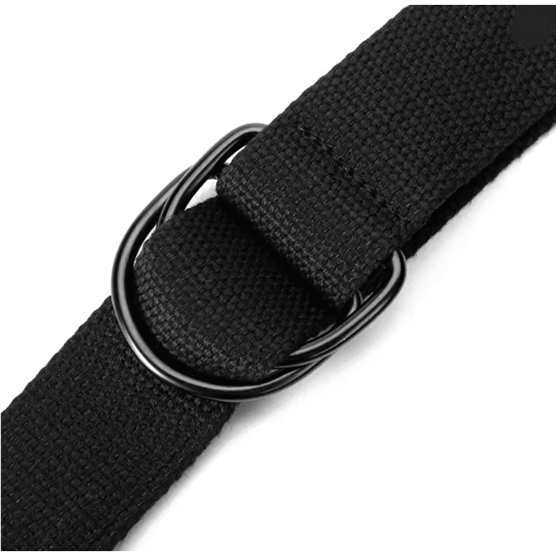 Tactical Canvas Double D Ring Belt For Men And Women Casual Waist Belt 1