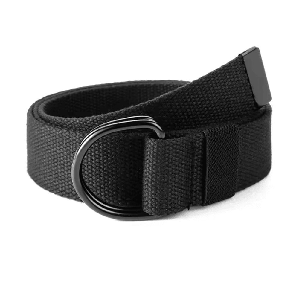 Tactical Canvas Double D Ring Belt For Men And Women Casual Waist Belt 2