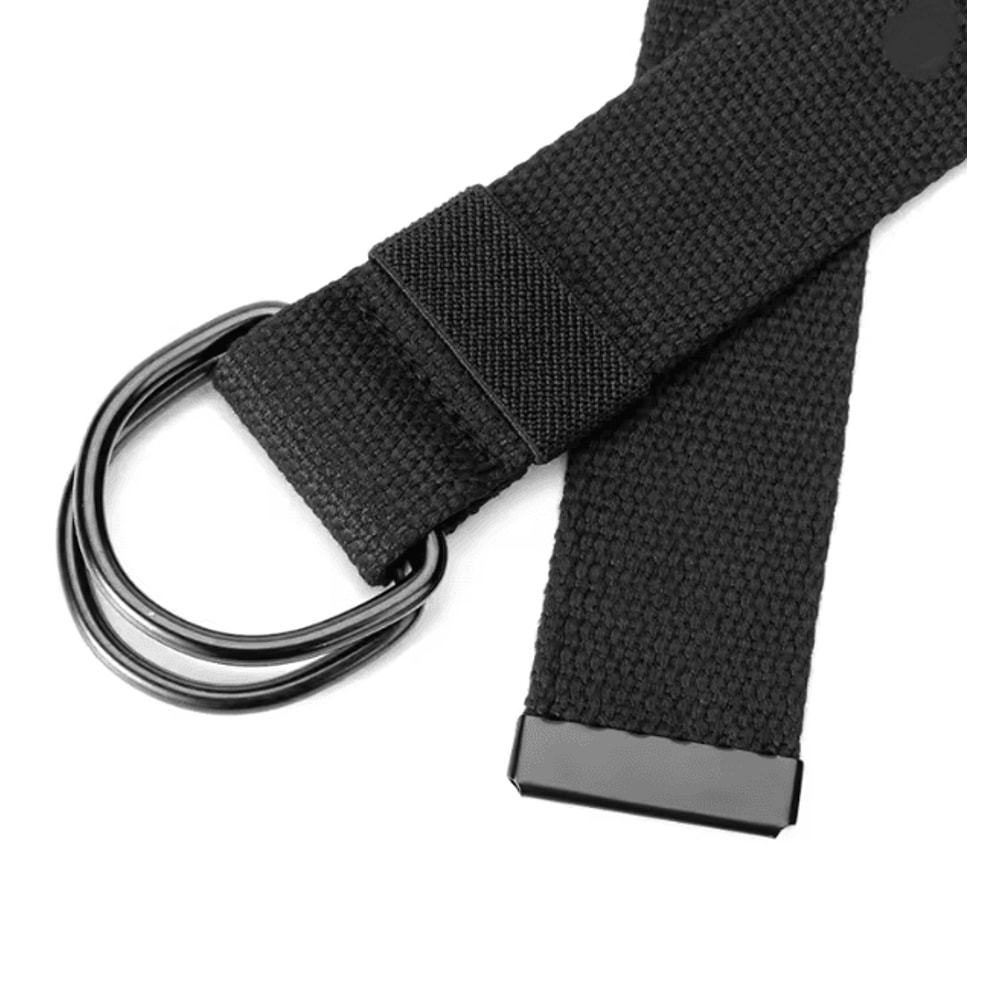 Tactical Canvas Double D Ring Belt For Men And Women Casual Waist Belt 3