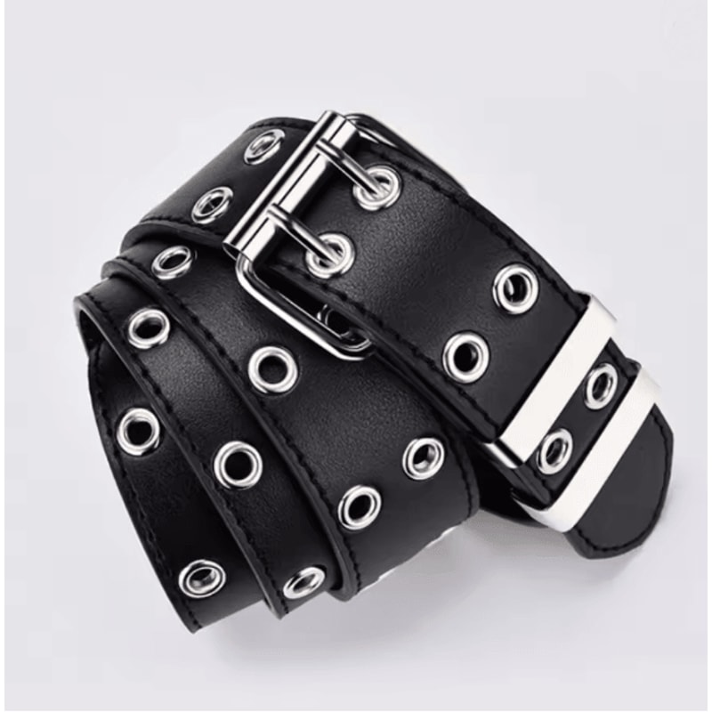 Womens Decorative Alloy Chain Belt With Pin Buckle Retro Style 1