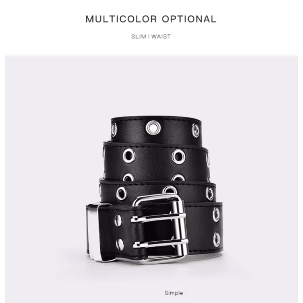 Womens Decorative Alloy Chain Belt With Pin Buckle Retro Style 4
