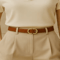 Womens PU Leather Fashion Belt With Alloy Needle Buckle Casual Waistband 4