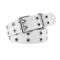 Star Rivet Goth Punk PU Leather Belt Double Pin Buckle Y2K Waistband 5