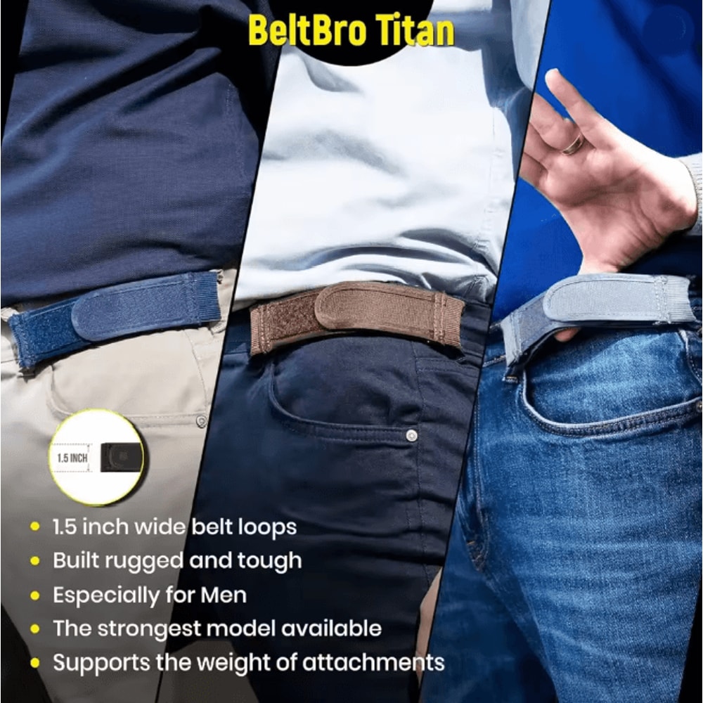 FlexEase Buckle Free Elastic Belt Ultra Soft No Buckle Comfort Waist Belt 2