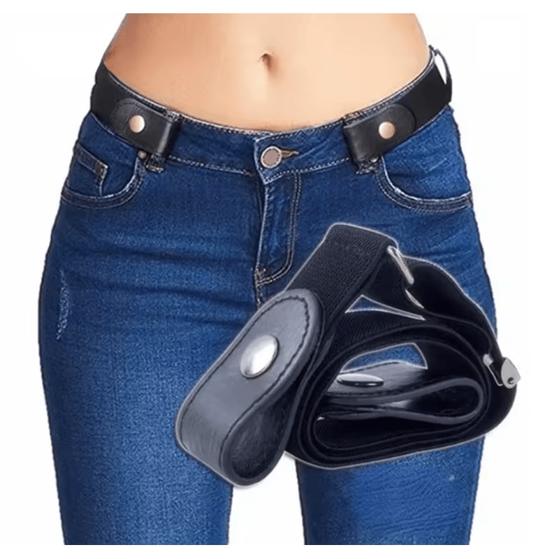 Buckle Free Stretch Waist Belt No Bulge Comfort Fit For Men And Women 0